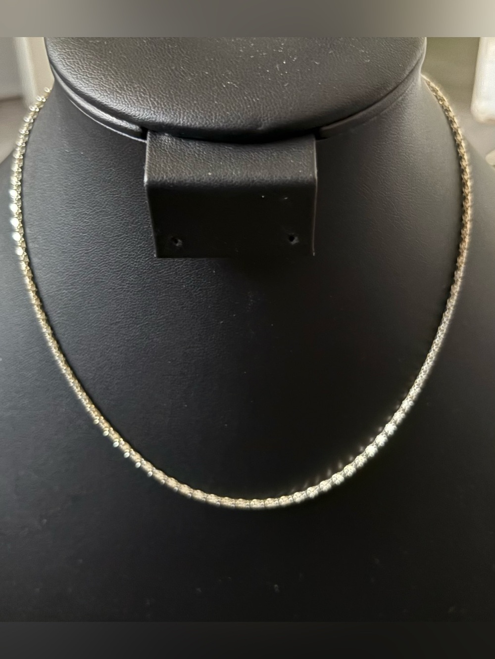 Vintage 18K Gold-Plated Silver Chain Necklace